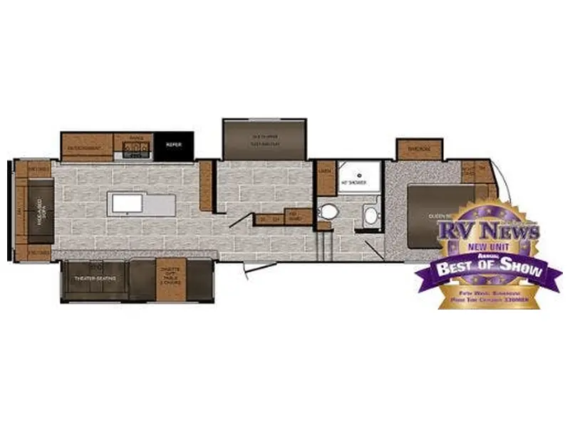 2021 Prime Time CRUSADER 330MBH floorplan