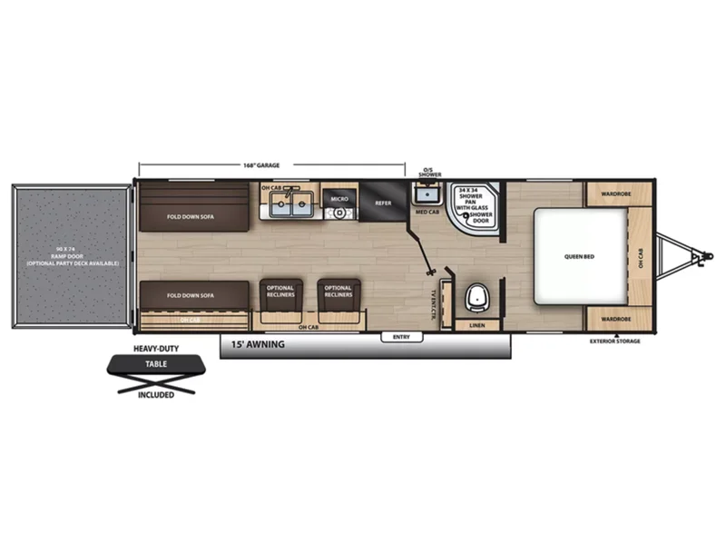 2023 Coachmen RV CATALINA 26TH floorplan