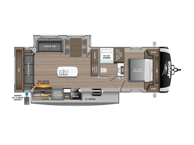 2023 Jayco Eagle HT 280RSOK floorplan