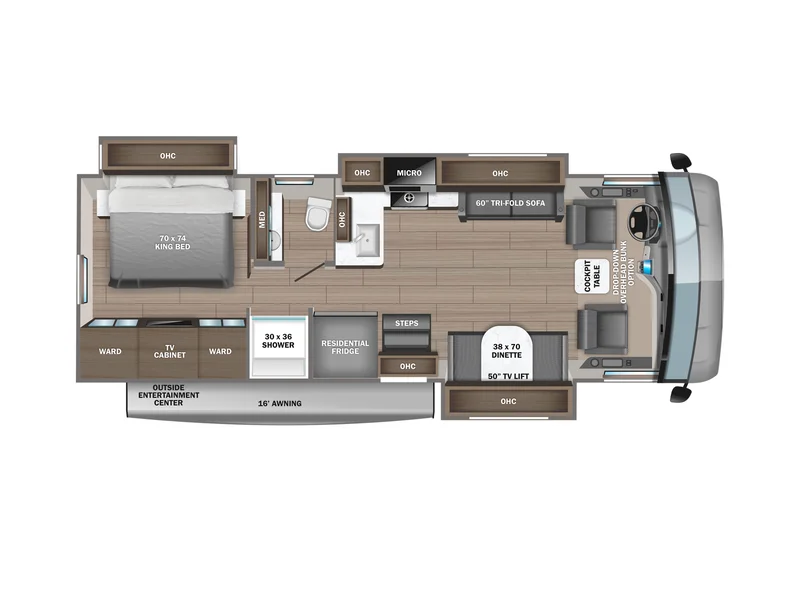 2023 Jayco Precept 31UL floorplan