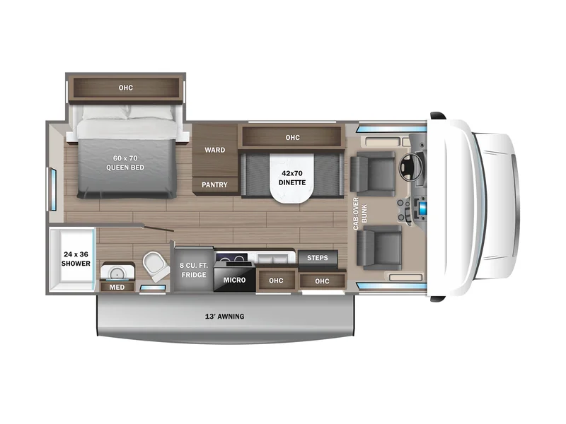 2022 Jayco Redhawk SE 22C floorplan
