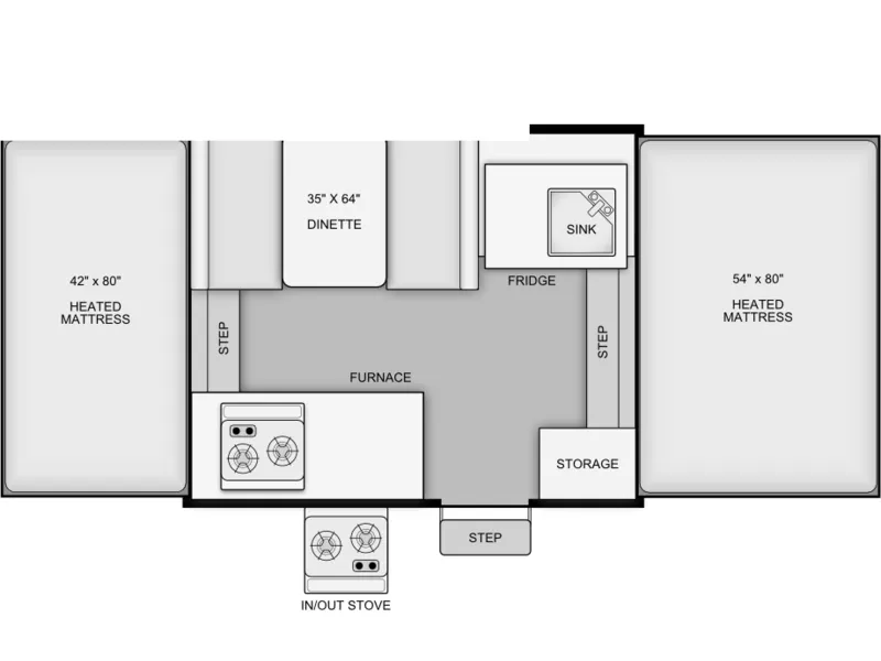 2024 Forest River Flagstaff 176LTD floorplan