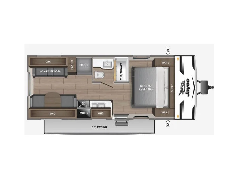 2024 Jayco Jay-Flight SLX 210QBW floorplan