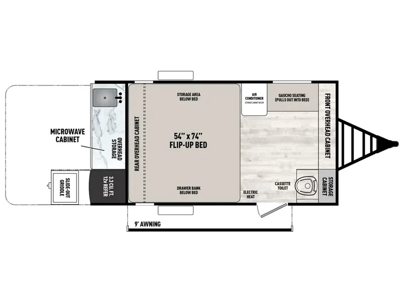 2025 Forest River CLIPPER 12000ROK floorplan