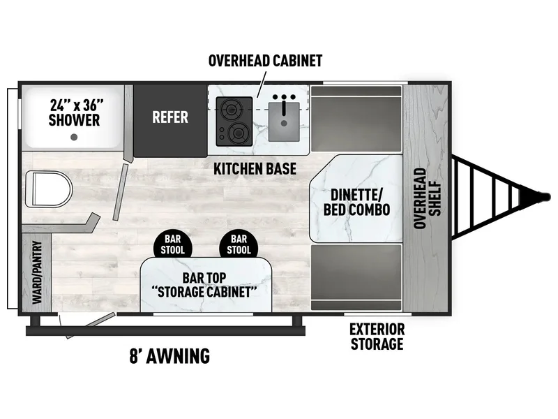 2025 Forest River VIKING 14SRS floorplan