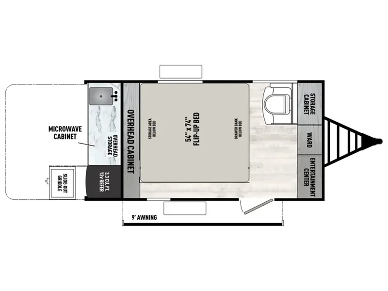 2025 Forest River Viking ROK 13000ROK floorplan