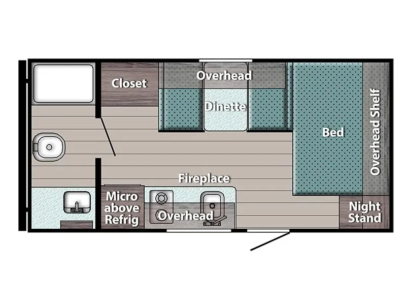 2027 Gulf Stream CONQUEST 178RB floorplan