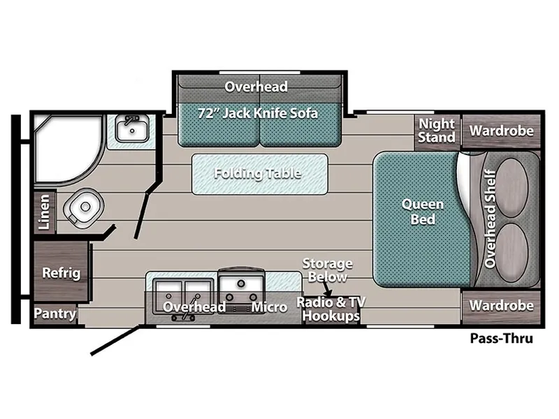 2026 Gulf Stream CONQUEST 20RBS floorplan