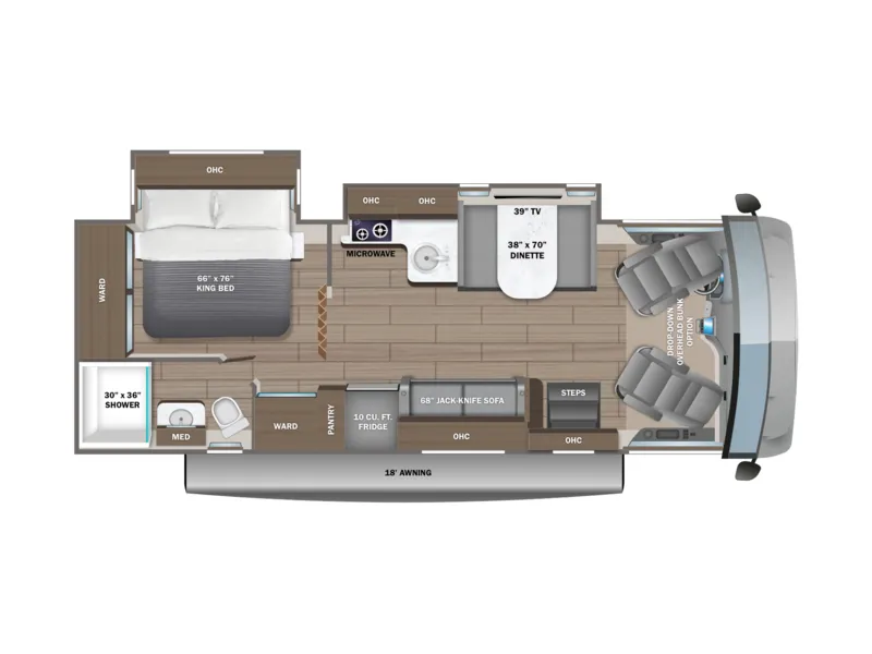 2026 Jayco Alante 27ASE floorplan