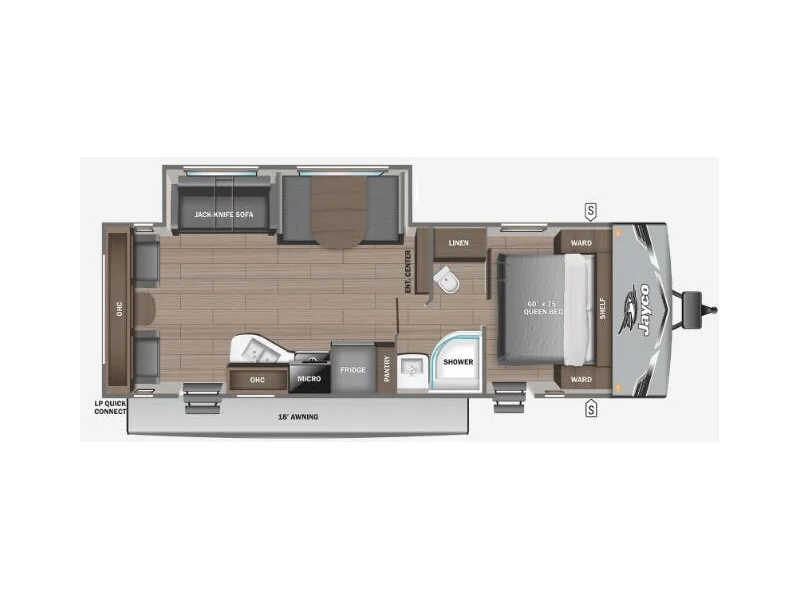 2025 Jayco Jay-Flight 262RLSW floorplan