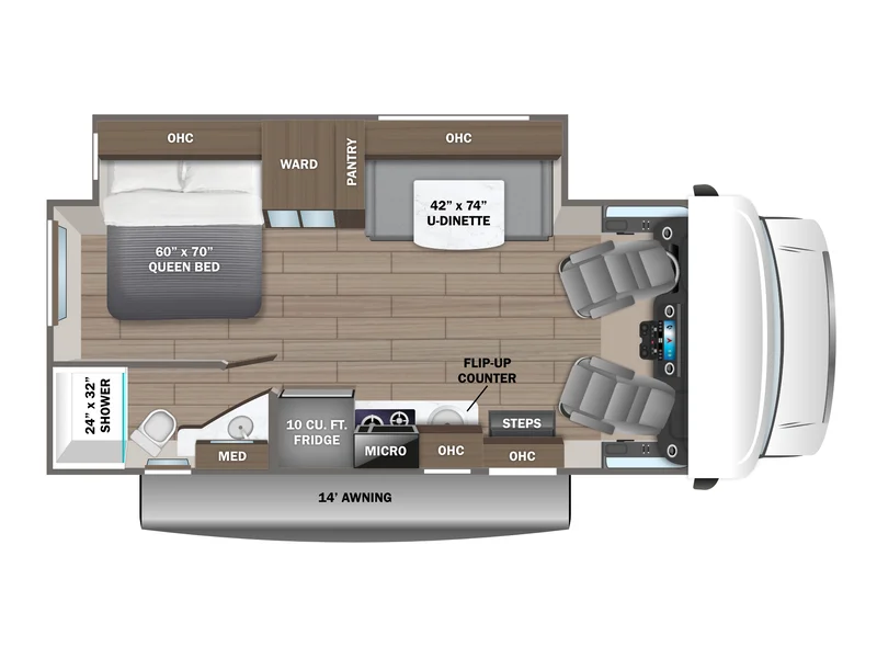 2025 Jayco Melbourne 24L floorplan