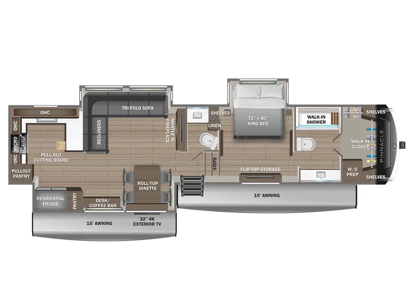 2025 Jayco Pinnacle 38FBRK floorplan