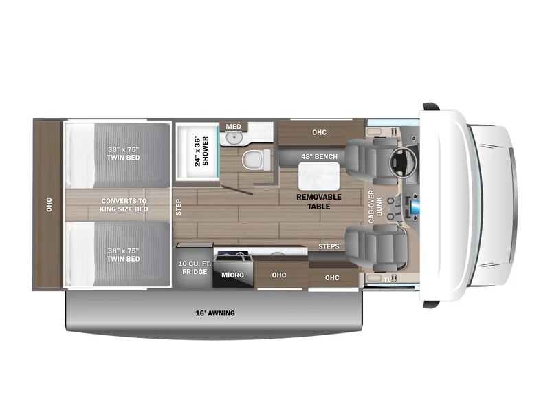 2025 Jayco Redhawk SE 22TF floorplan