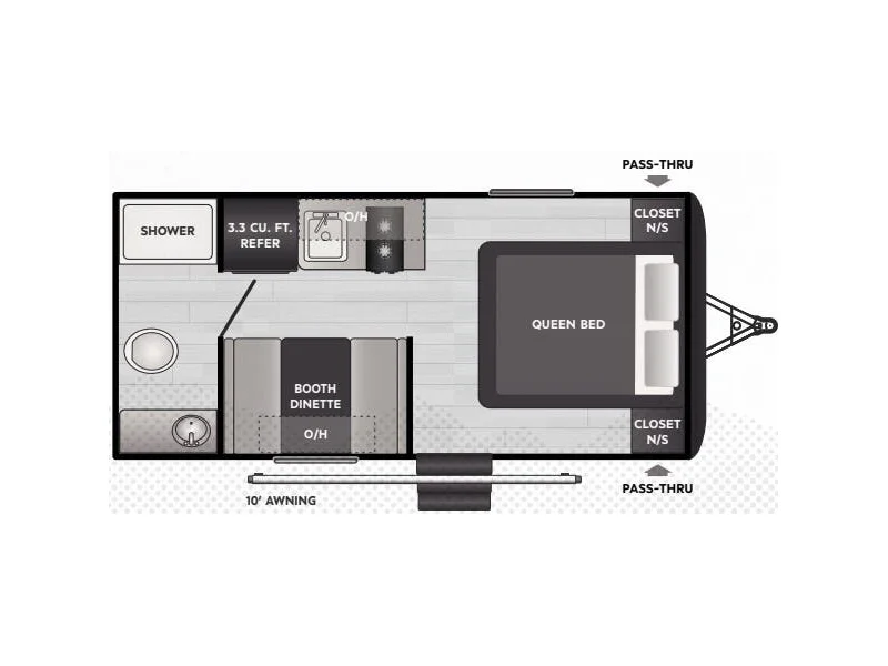 2025 Keystone RV SPRINGDALE 1700FQ floorplan