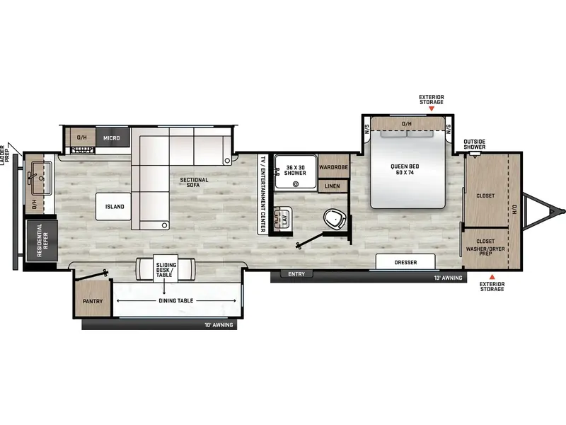 2026 Coachmen RV CATALINA LEGACY 323MAZE floorplan