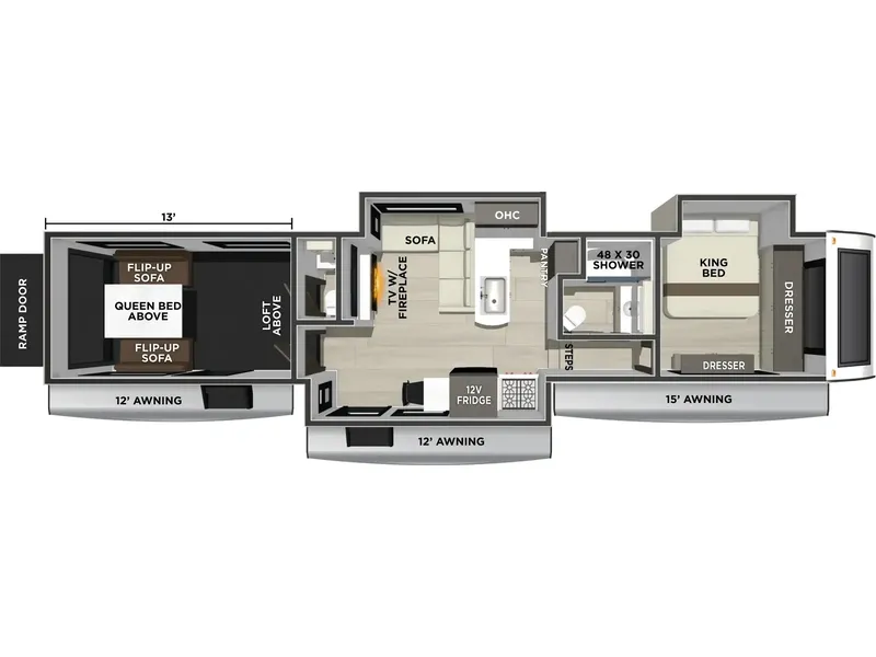 2026 Forest River VENGEANCE 4413 floorplan