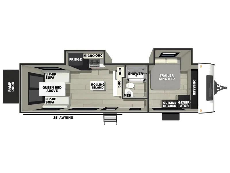 2026 Forest River VENGEANCE 26L140 floorplan