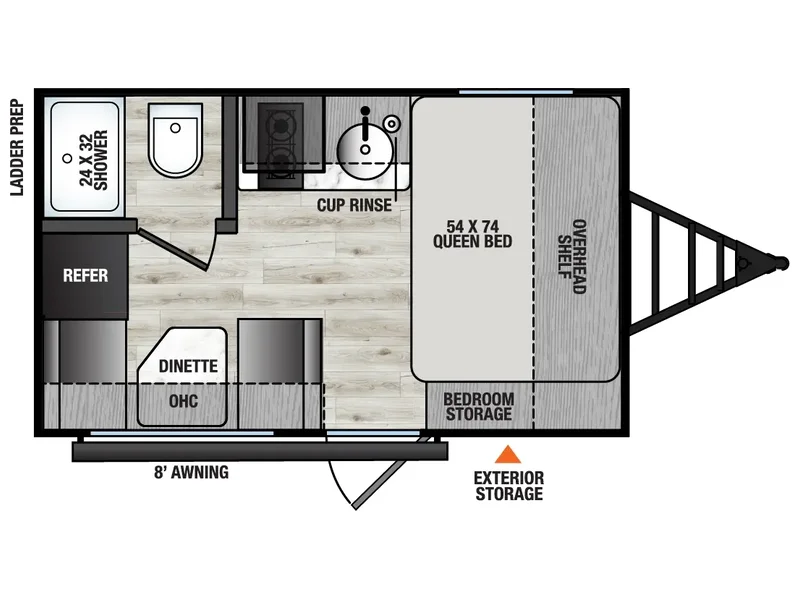 2026 Forest River Viking 3K Series 12RD floorplan