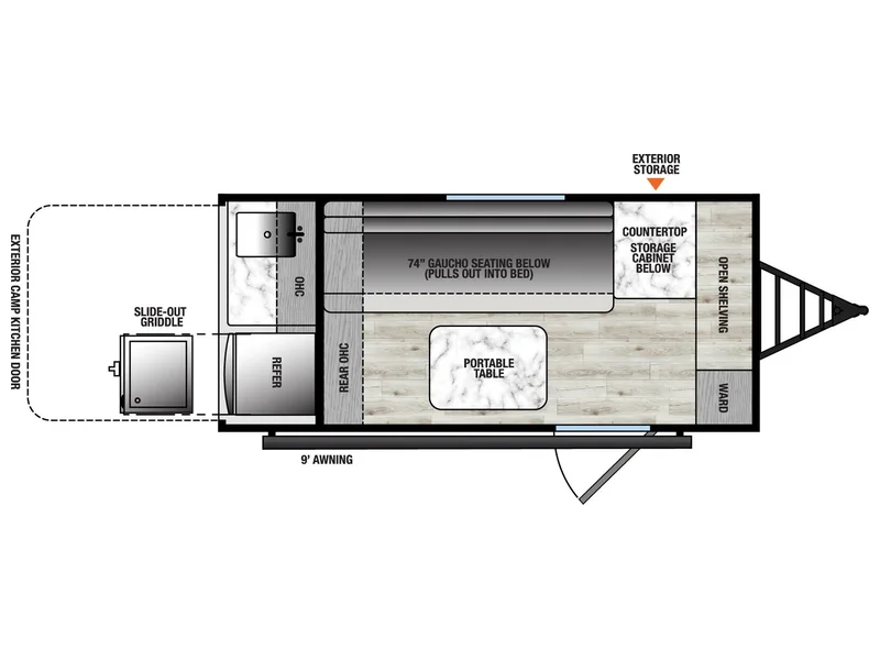 2026 Forest River Viking ROK 9000ROK floorplan