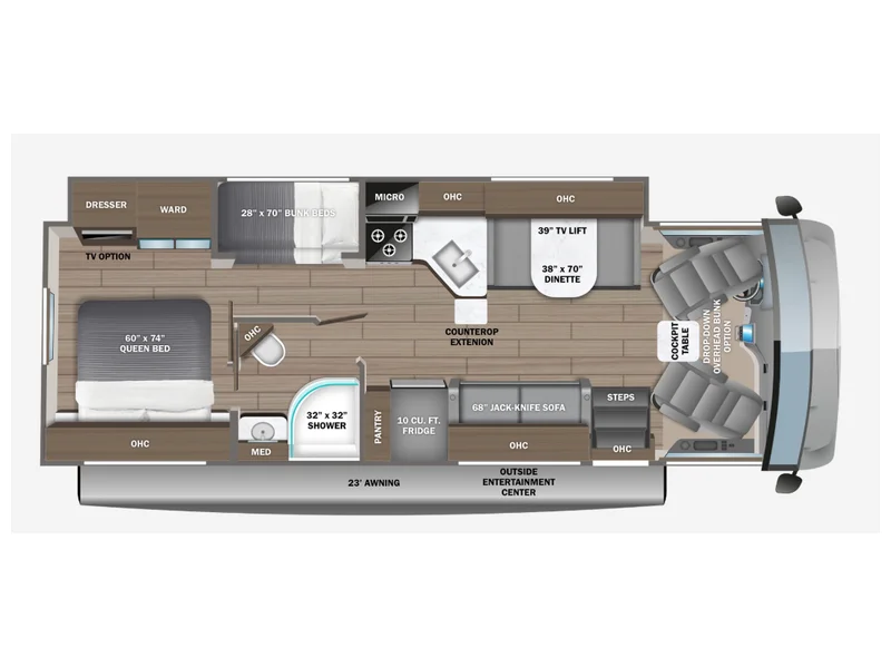 2026 Jayco Alante 29F floorplan