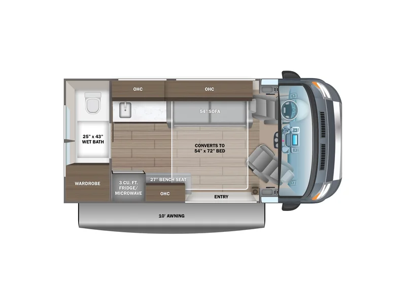 2026 Jayco Comet 18C floorplan
