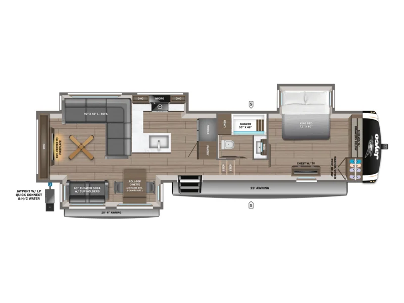 2026 Jayco EAGLE 335LSTS floorplan