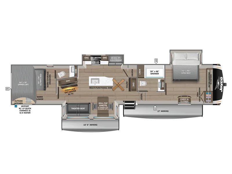 2026 Jayco EAGLE 360DBOK floorplan