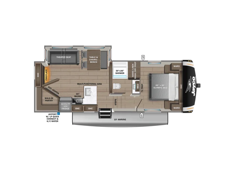 2026 Jayco Eagle HT 26REC floorplan
