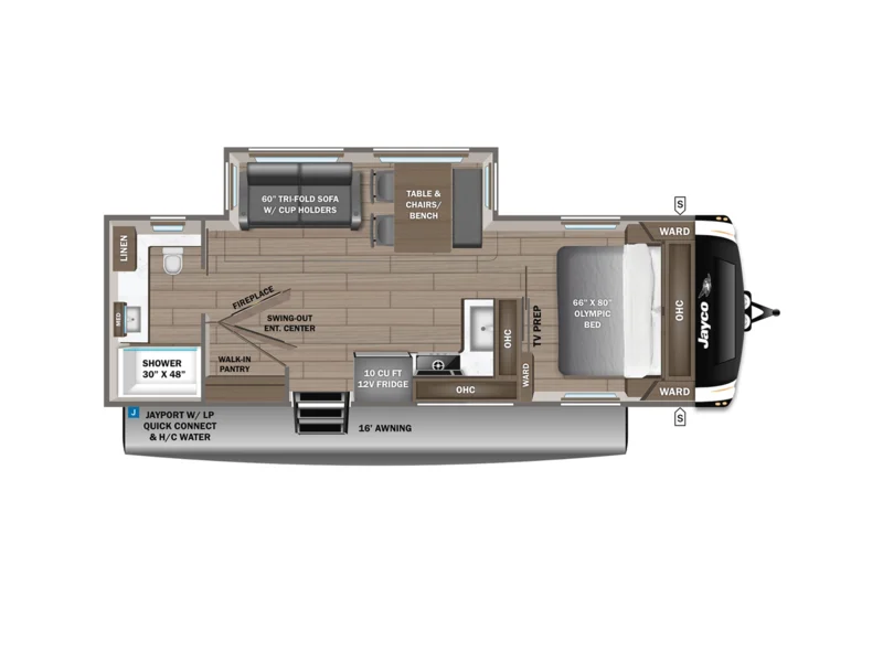 2026 Jayco EAGLE HT 275RBCS floorplan