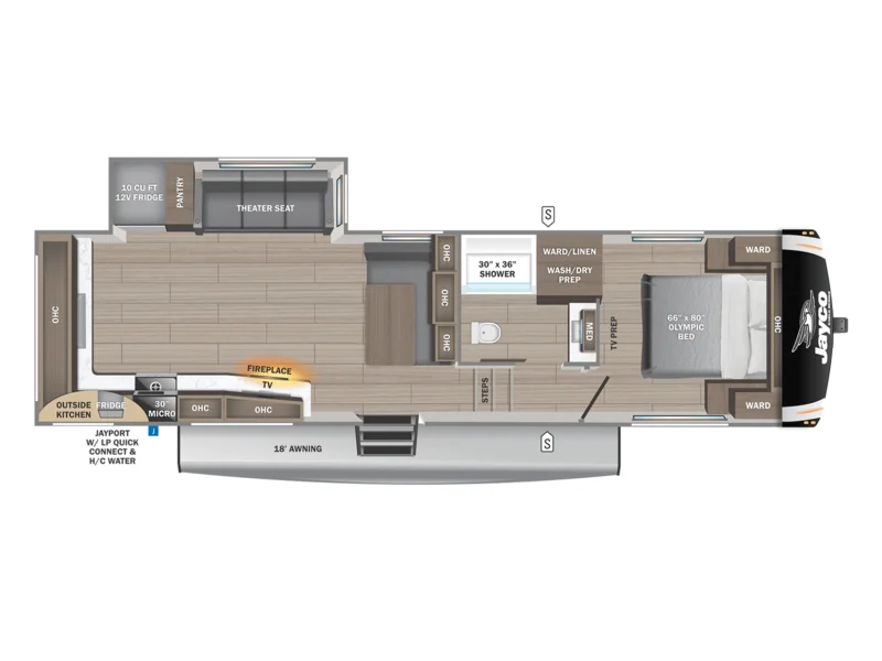2026 Jayco EAGLE HT 27MLC floorplan