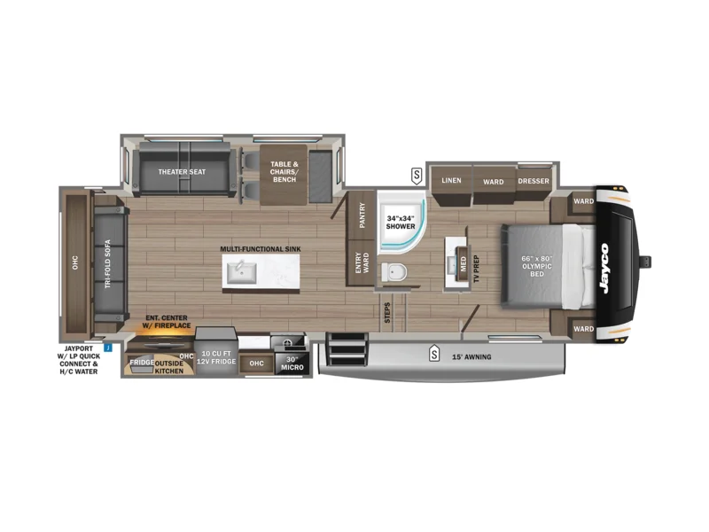 2026 Jayco Eagle HT 28CRT floorplan