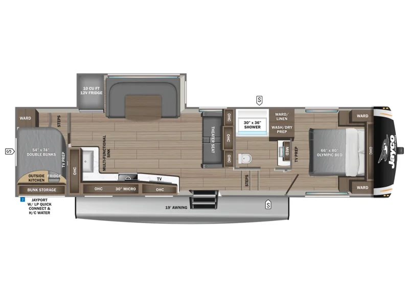 2027 Jayco Eagle 29DDB floorplan