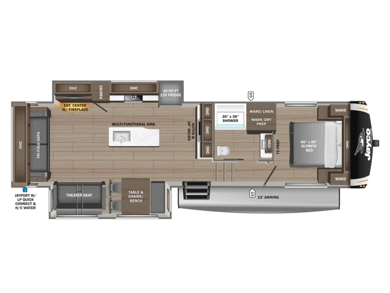 2026 Jayco EAGLE HT 29RLC floorplan