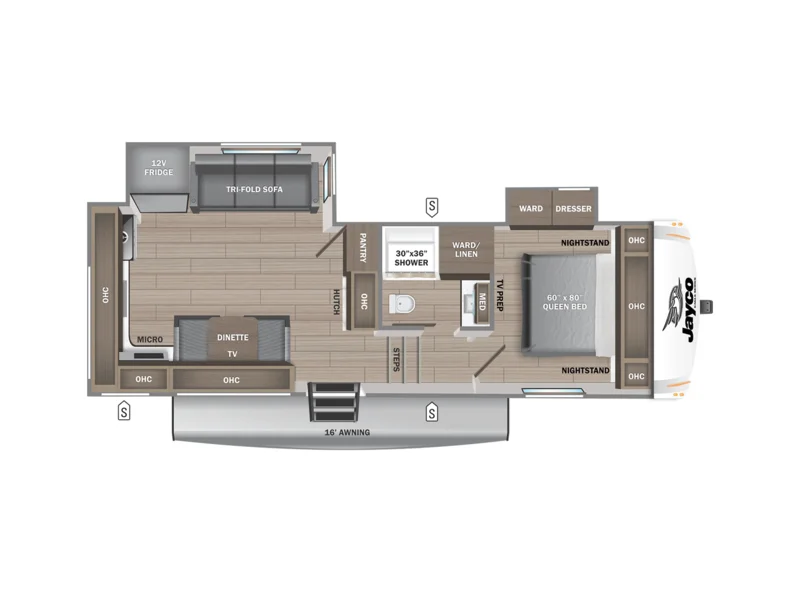 2027 Jayco EAGLE SLE 24MLE floorplan