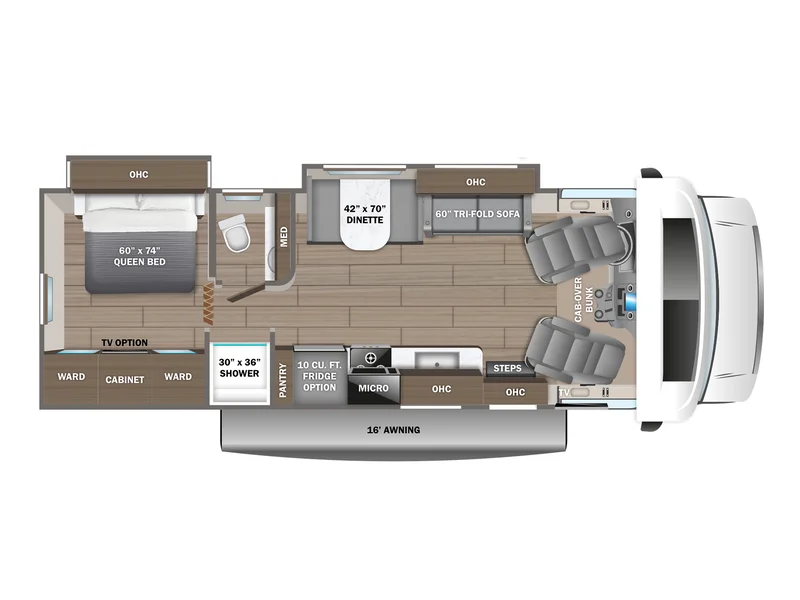2026 Jayco Greyhawk 29MV floorplan