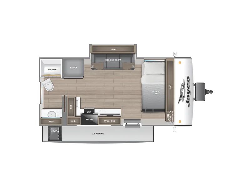 2027 Jayco Jay-Feather Air 16RB floorplan