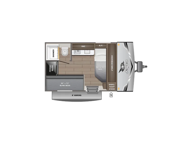2026 Jayco Jay-Flight SLX Sport 130BHW floorplan