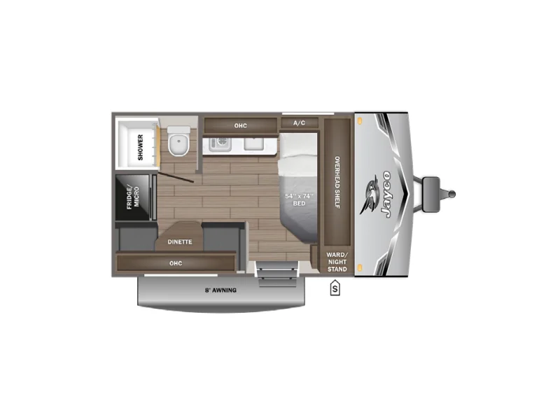 2027 Jayco Jay-Flight Sport 130RDW floorplan