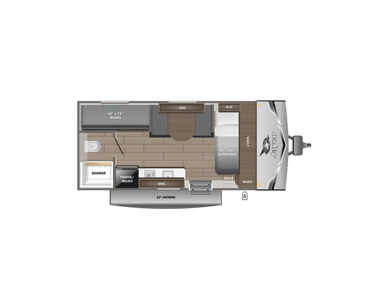 2026 Jayco Jay-Flight SLX Sport 170BHW floorplan