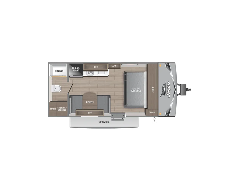 2026 Jayco Jay-Flight SLX Sport 170FQW floorplan