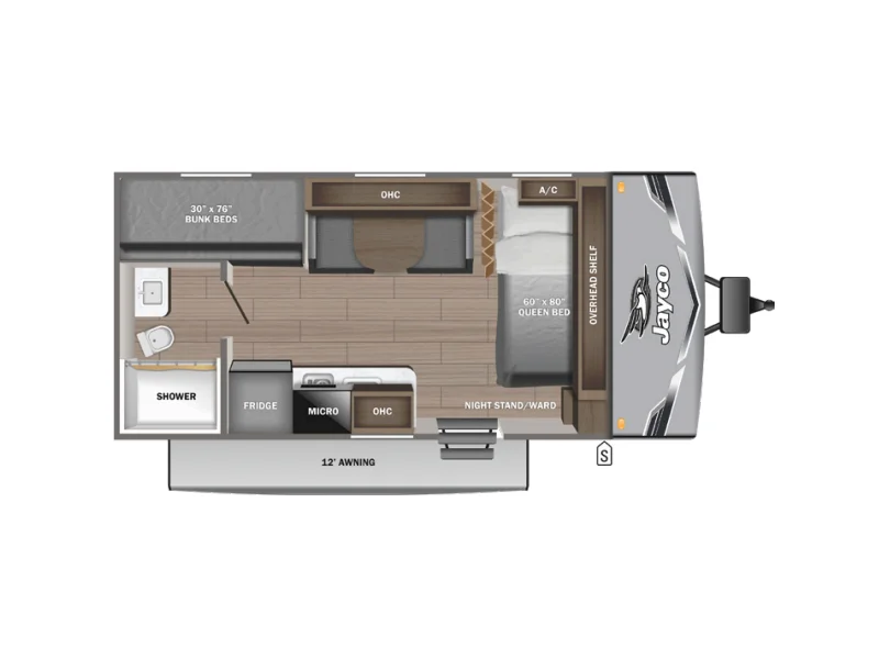 2027 Jayco JAY FLIGHT SLX 175BH floorplan