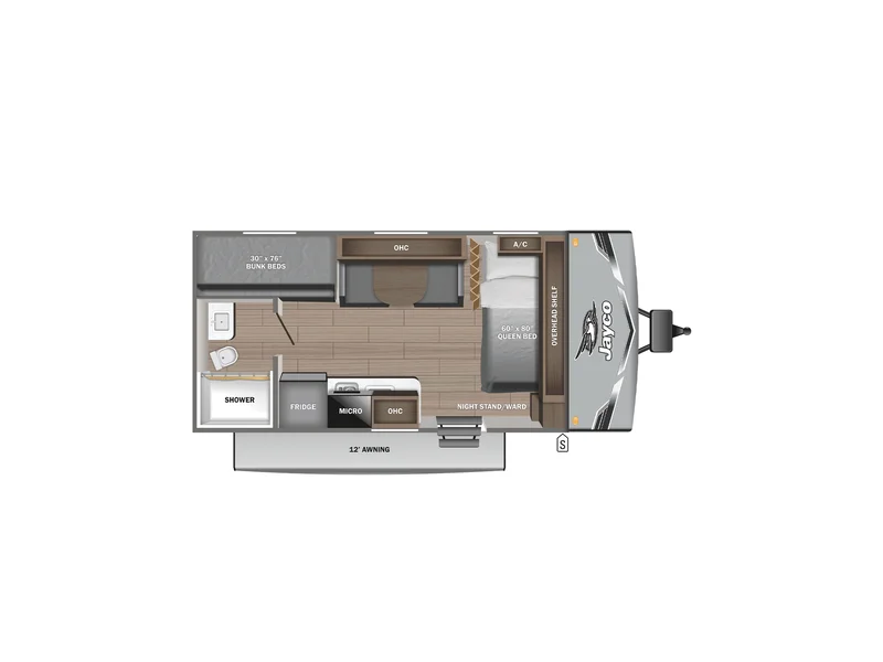 2026 Jayco Jay-Flight SLX Baja 175BHW floorplan