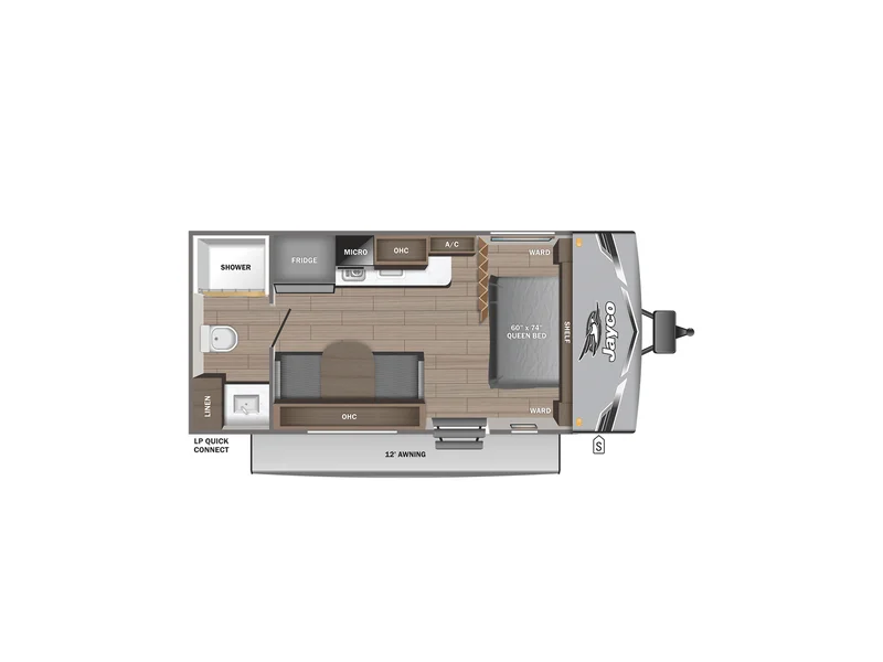 2026 Jayco Jay-Flight SLX 175FQW floorplan