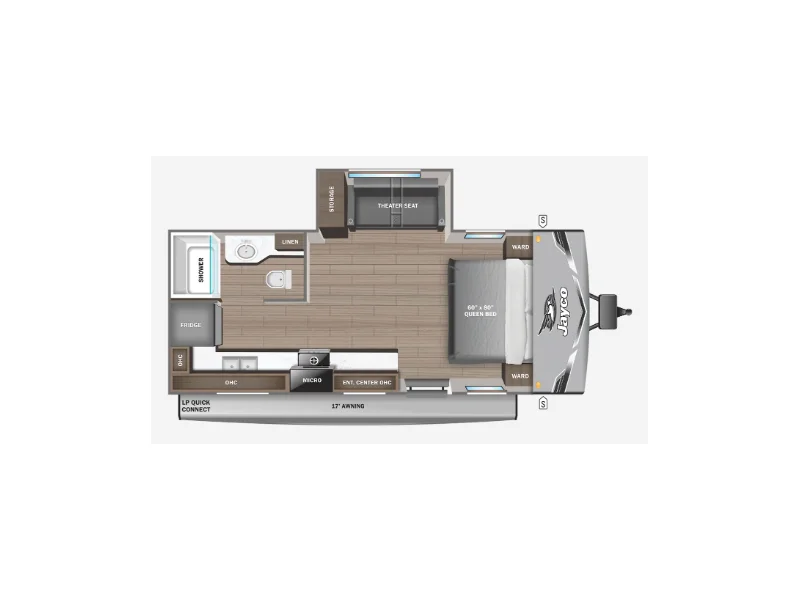 2027 Jayco JAY FLIGHT SLX 200MKS floorplan
