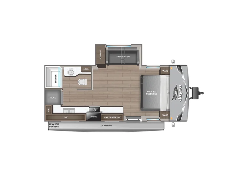 2027 Jayco Jay-Flight SLX 200MKSW floorplan