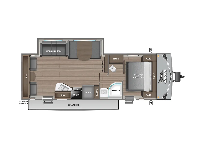 2026 Jayco Jay-Flight SLX 262RLSW floorplan