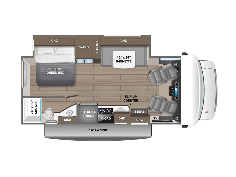 2026 Jayco Melbourne 24L floorplan