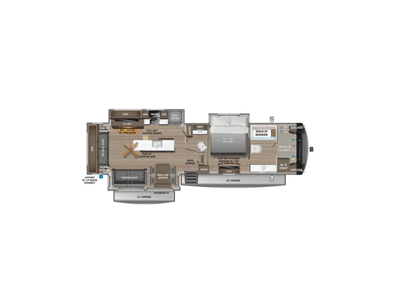 2026 Jayco PINNACLE 36FBTS floorplan