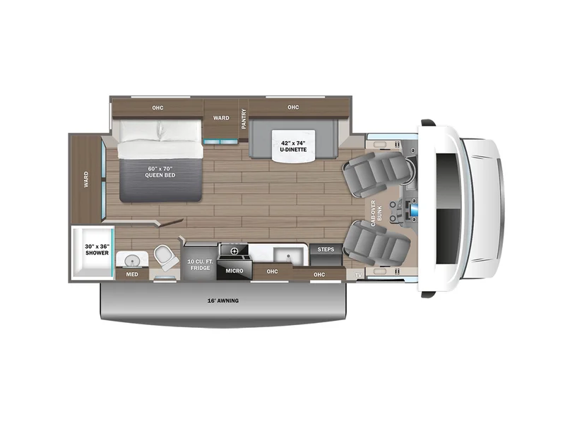 2026 Jayco Redhawk 24B floorplan