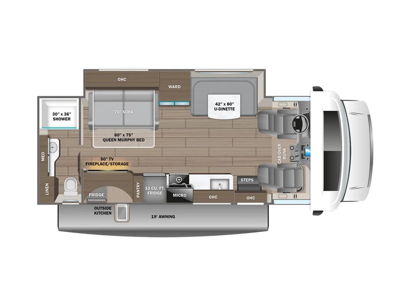 2026 Jayco Redhawk 26M floorplan